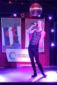 Ryan Welsh performs at LeatherWalk 2023 Launch Party