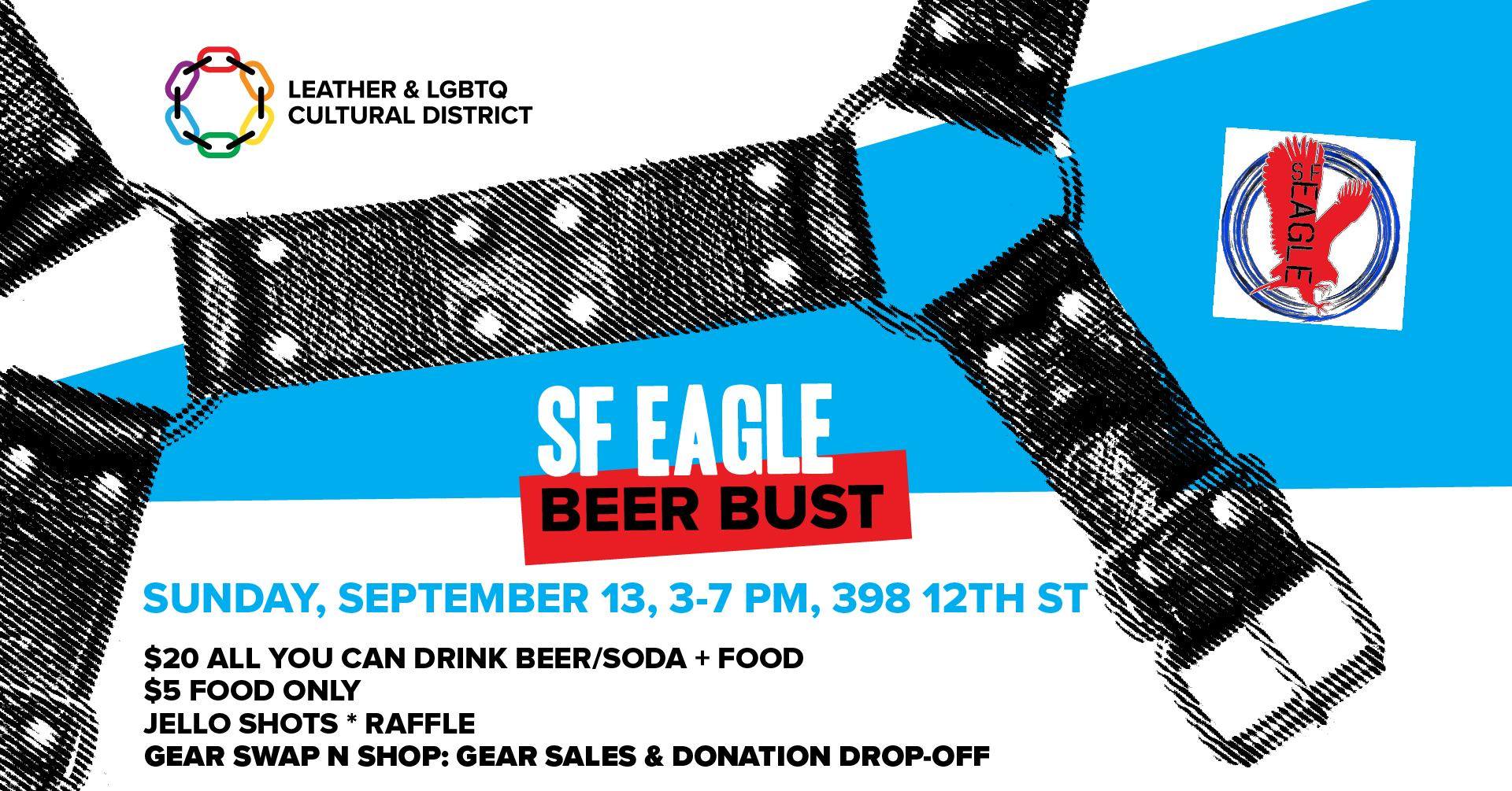 SF Eagle Beer Bust and Gear Swap n Shop – Benefiting LeatherWalk