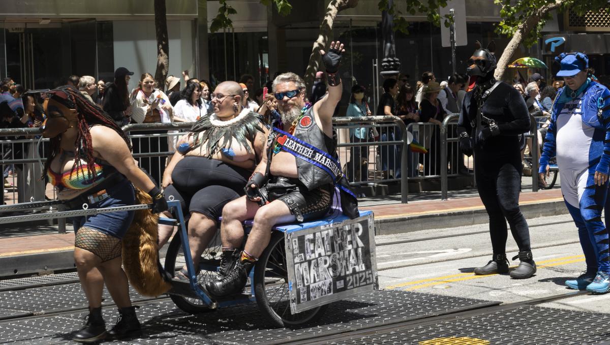 Leather Contingent in Pride Parade 2025