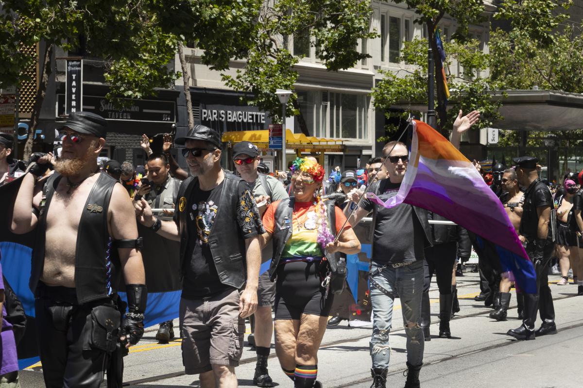 Leather Contingent in Pride Parade 2025