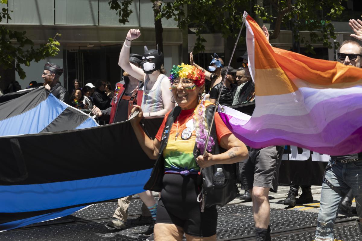 Leather Contingent in Pride Parade 2025