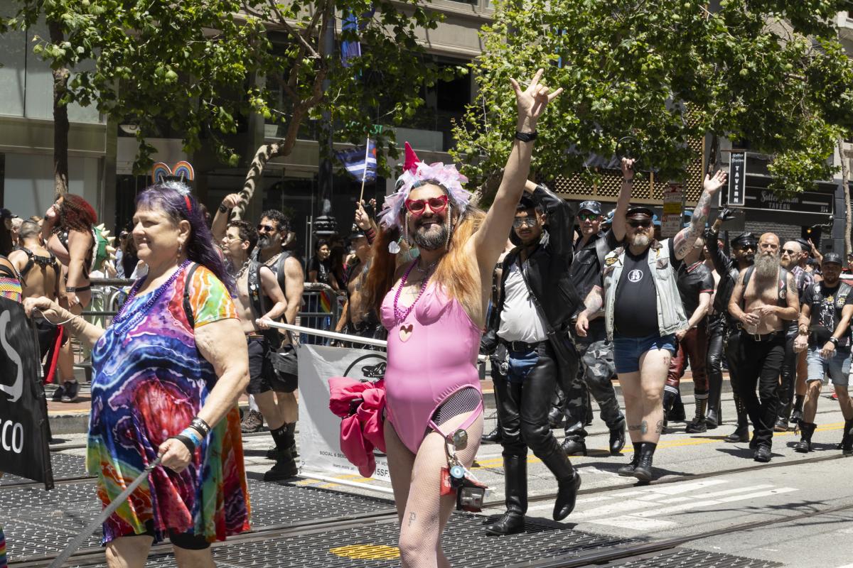 Leather Contingent in Pride Parade 2025