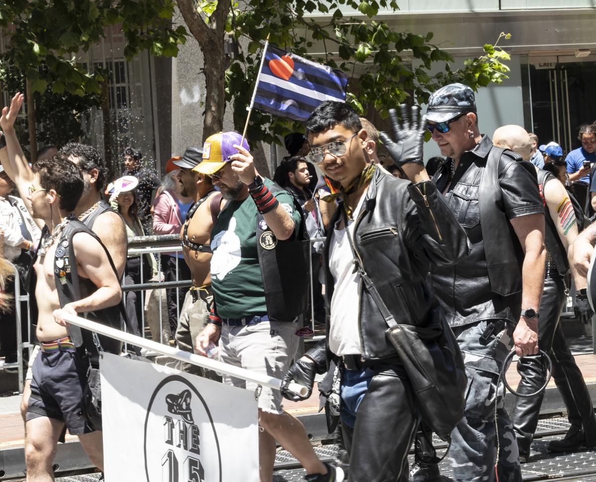 Leather Contingent in Pride Parade 2025