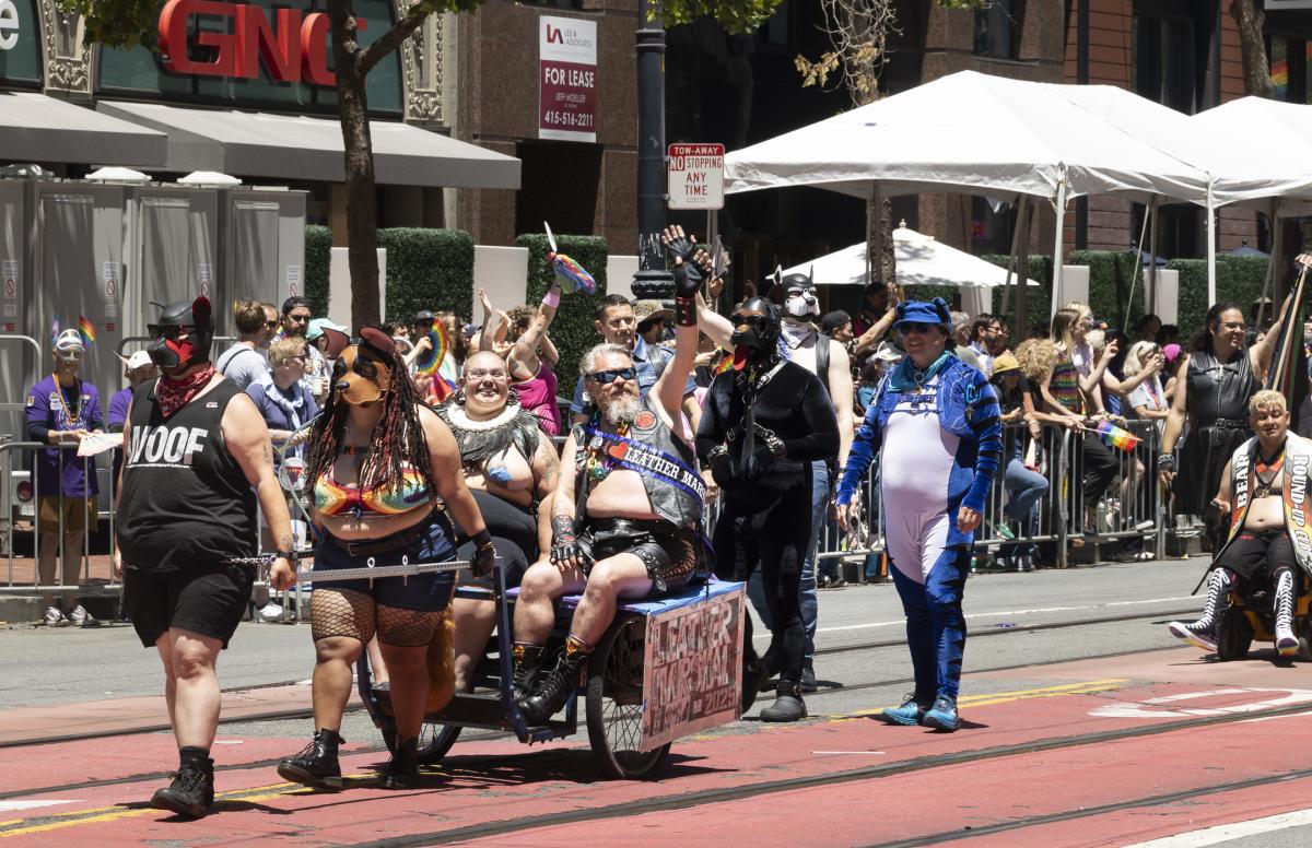 Leather Contingent in Pride Parade 2025
