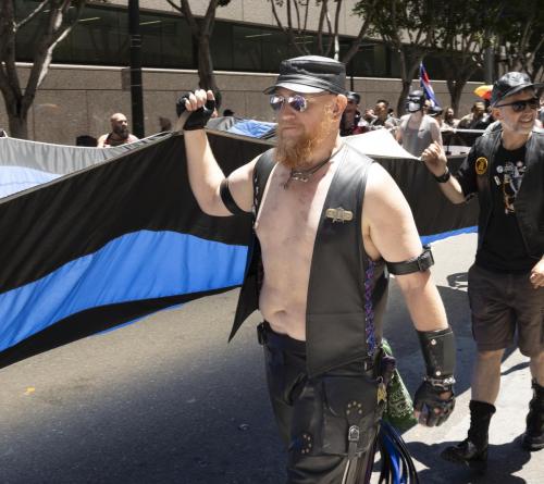 Leather Contingent in Pride Parade 2025