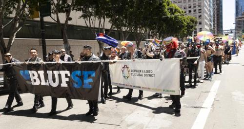Leather Contingent in Pride Parade 2025