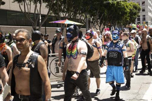 Leather Contingent in Pride Parade 2025