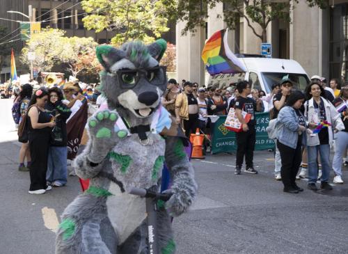 Leather Contingent in Pride Parade 2025