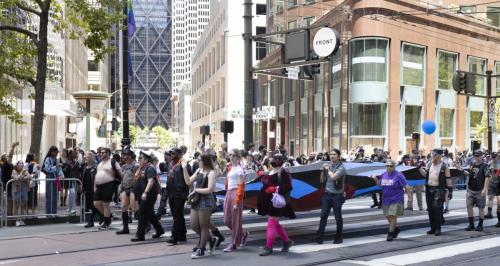 Leather Contingent in Pride Parade 2025