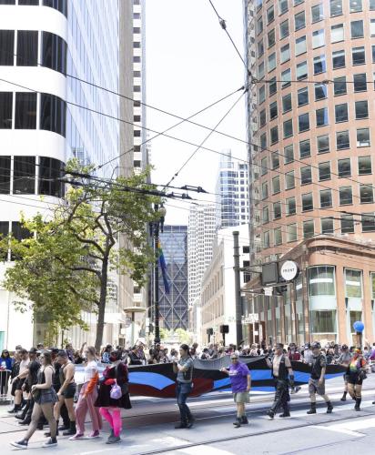 Leather Contingent in Pride Parade 2025