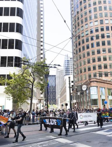 Leather Contingent in Pride Parade 2025