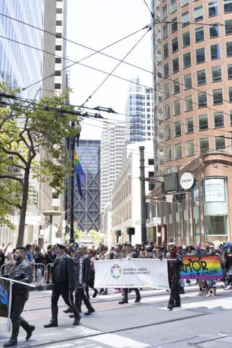 Leather Contingent in Pride Parade 2025