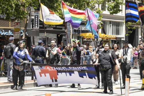 Leather Contingent in Pride Parade 2025