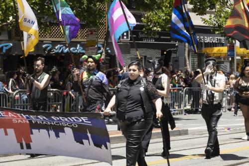 Leather Contingent in Pride Parade 2025