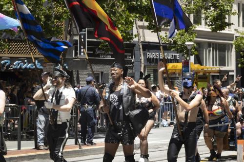 Leather Contingent in Pride Parade 2025