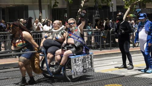 Leather Contingent in Pride Parade 2025