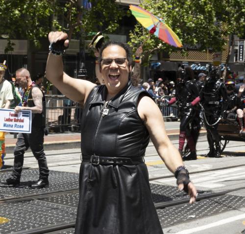 Leather Contingent in Pride Parade 2025
