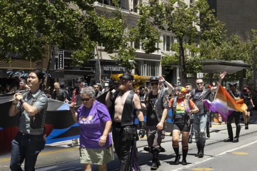 Leather Contingent in Pride Parade 2025