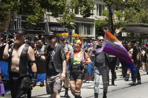Leather Contingent in Pride Parade 2025