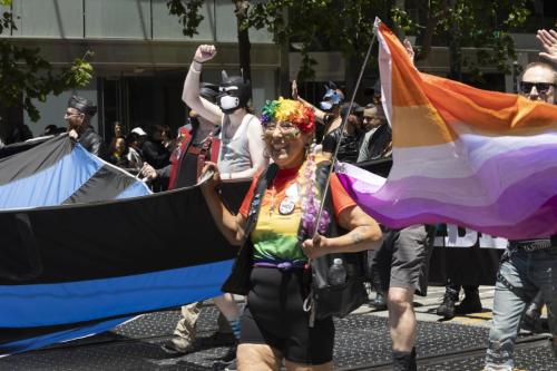 Leather Contingent in Pride Parade 2025