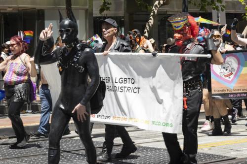Leather Contingent in Pride Parade 2025