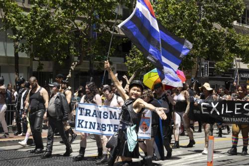 Leather Contingent in Pride Parade 2025