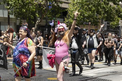 Leather Contingent in Pride Parade 2025