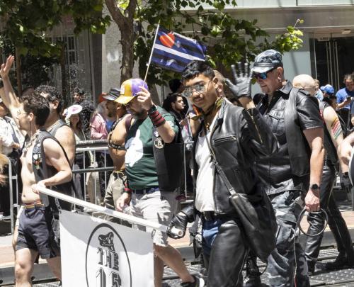 Leather Contingent in Pride Parade 2025