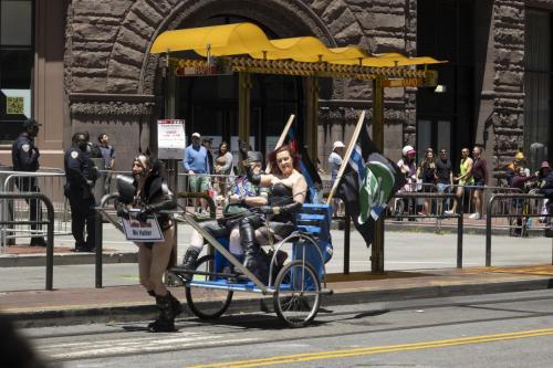 Leather Contingent in Pride Parade 2025