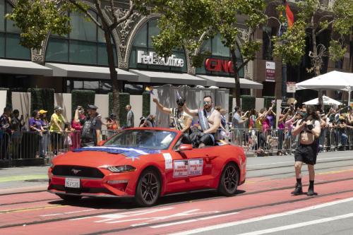Leather Contingent in Pride Parade 2025