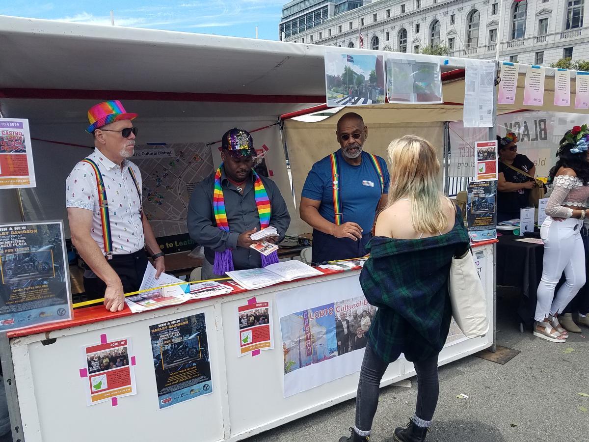 Booth at Pride Festival