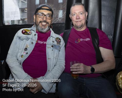 Board Member Johnny Rodriguez with Board President Eric See