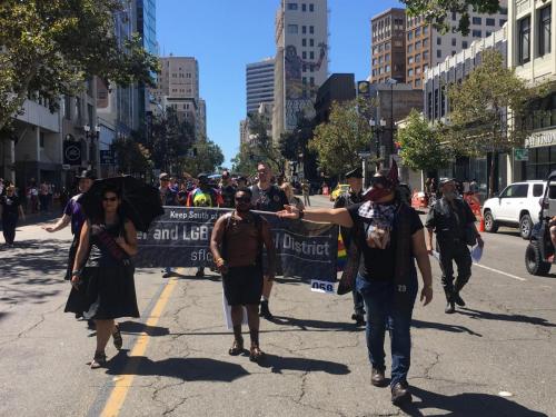 District Contingent in Oakland Pride Parade